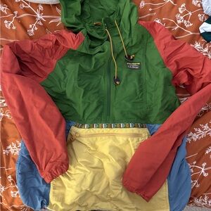 L.L. Bean Colorblock Anorak Jacket